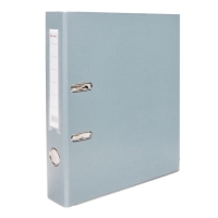 Папка-регистратор А4, 50 мм, Calligrata, ПВХ, тиснение "лен", металлическая окантовка, карман на корешок, собранная, серая, микс Папка-регистратор А4, 50 мм, Calligrata, ПВХ, тиснение "лен", металлическая окантовка, карман на корешок, собранная, серая, микс