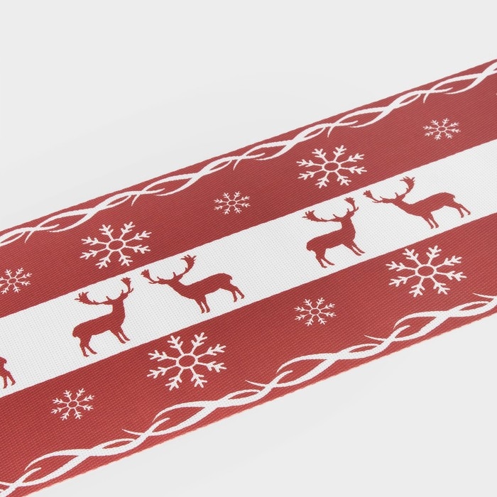 Дорожка новогодняя на стол Доляна &laquo;Новый год&raquo;, сервировочная, 180&times;30 см