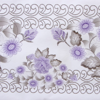 Клеёнка на стол Доляна, на нетканой основе, ширина 137 см, общая толщина 0,19 мм, рулон 20 м