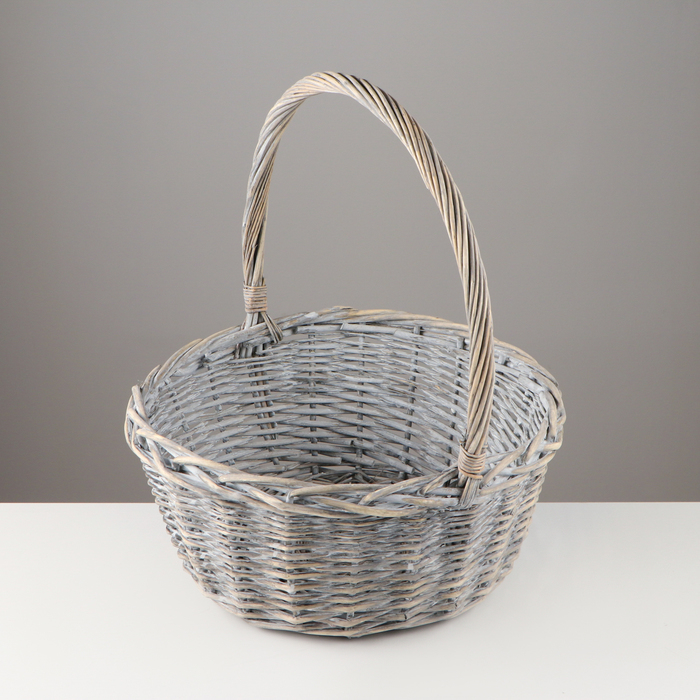 Набор корзин &laquo;Косичка&raquo;, 3 шт, 40&times;17/45 см, 32&times;16/40 см, 26&times;16/37 см, ива