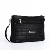 Сумка кросс-боди на молнии, цвет чёрный Сумка кросс-боди на молнии, цвет чёрный