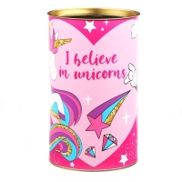 Копилка металлическая, 20,5 см х 12 см х 12 см, XXL "На приключения, развлечения и вкусняшки", Минни и Единорог Копилка металлическая, 20,5 см х 12 см х 12 см, XXL "На приключения, развлечения и вкусняшки", Минни и Единорог