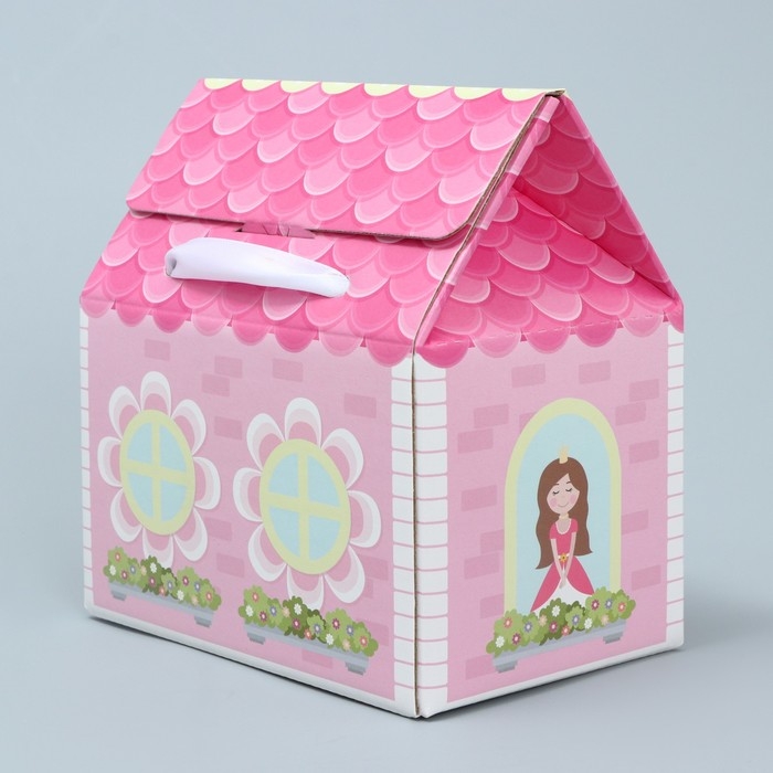 Коробка подарочная складная, упаковка, &laquo;Домик принцессы &raquo;, 15 х 18 х 10 см