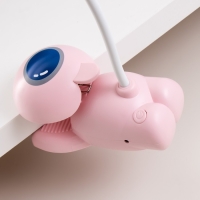 Настольная лампа "Робот" LED 5Вт USB АКБ розовый 11,8х7,8х31 см RISALUX