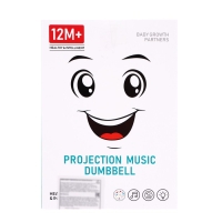 Музыкальный ночник-проектор &laquo;Гантель&raquo;, свет, звук