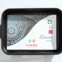 Противень &laquo;Экономика&raquo;, 23&times;30 см, h= 5,5 см, антипригарное покрытие, цвет синий