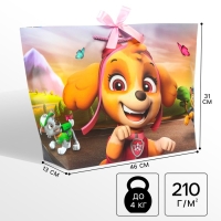 Пакет подарочный, 46х31х13 см, упаковка, Щенячий патруль