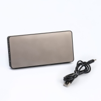 Часы электронные настольные, настенные, белая индикация, от USB, 7.5 х 15.5 см, черные Часы электронные настольные, настенные, белая индикация, от USB, 7.5 х 15.5 см, черные