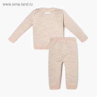 Комплект вязаный Крошка Я &laquo;Мишка&raquo;, рост 98-104 см