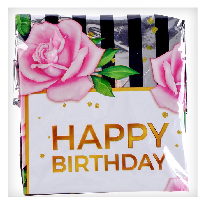 Набор воздушных шаров &laquo;С днём рождения, красотка&raquo;, латекс, фольга, 7 шт.