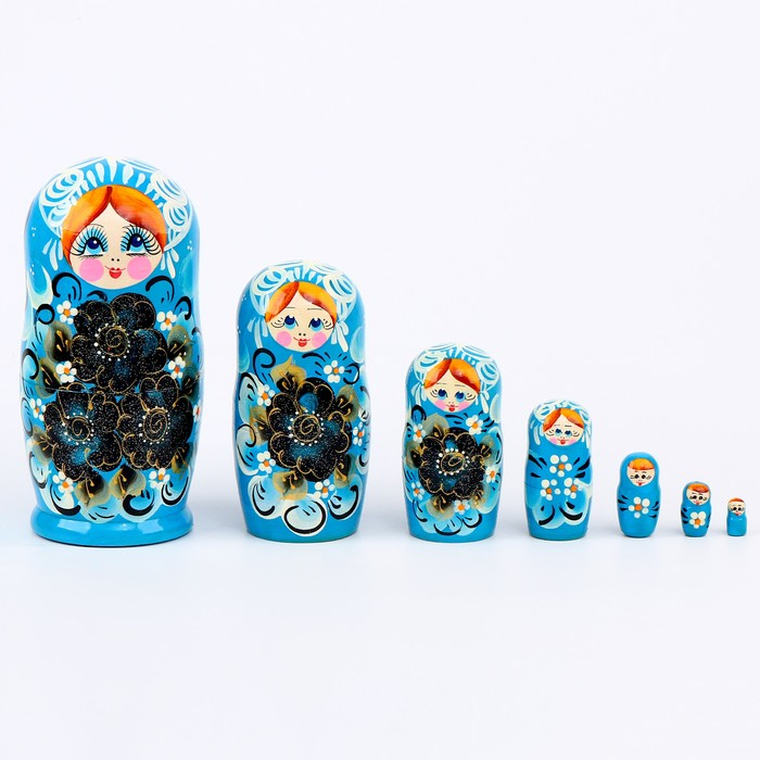 Матрёшка 7 в 1, расписная, цвета МИКС Матрёшка 7 в 1, расписная, цвета МИКС