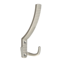 Крючок мебельный ТУНДРА TKT001, трехрожковый, матовый никель Крючок мебельный ТУНДРА TKT001, трехрожковый, матовый никель