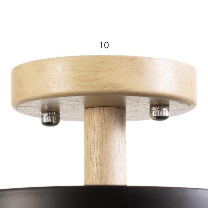 Светильник Светильник "Ринд" LED 13Вт 4000К черный 18х18х10 см BayerLux