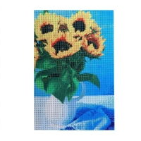 Алмазная мозаика на подрамнике с полным заполнением &laquo;Подсолнухи&raquo;, 20 х 30 см