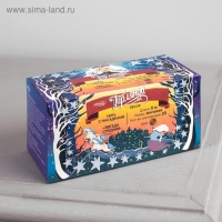 Гирлянда &laquo;Нить&raquo; 5 м с насадками &laquo;Звезда средняя&raquo;, IP20, прозрачная нить, 20 LED, свечение мульти (RG/RB), мигание, 220 В