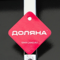 Открывашка с ножеточкой Доляна, 14 см, цвет хромированный Открывашка с ножеточкой Доляна, 14 см, цвет хромированный