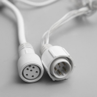 Гирлянда &laquo;Водопад&raquo; 2 &times; 6 м, IP44, УМС, белая нить, 1500 LED, свечение белое, 8 режимов, 220 В