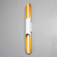 Бра "Бамбу" Е27 40Вт белый золото 6х6х60см Бра "Бамбу" Е27 40Вт белый золото 6х6х60см