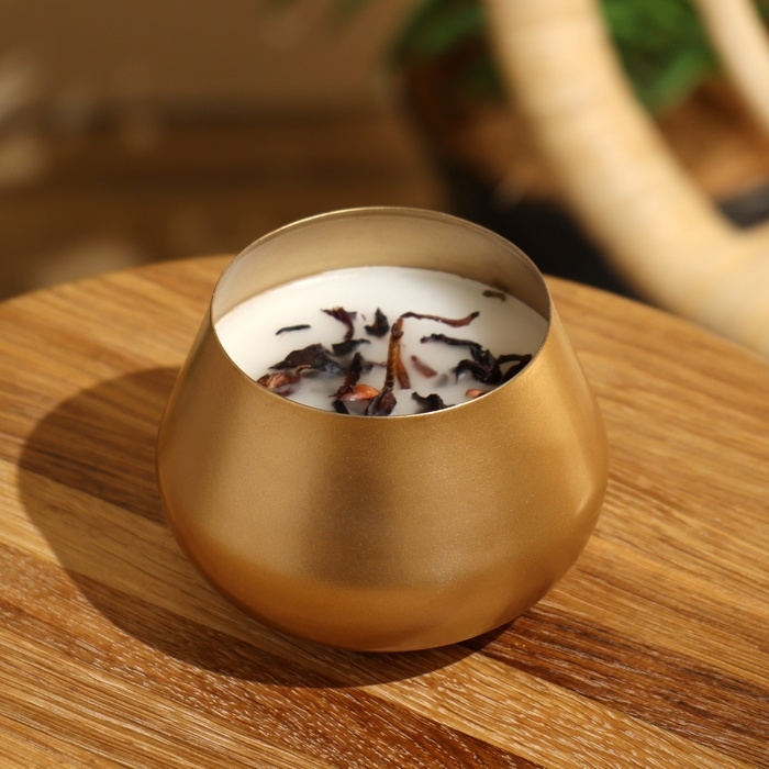 Ароматическая свеча в баночке 300 гр, hibiscus