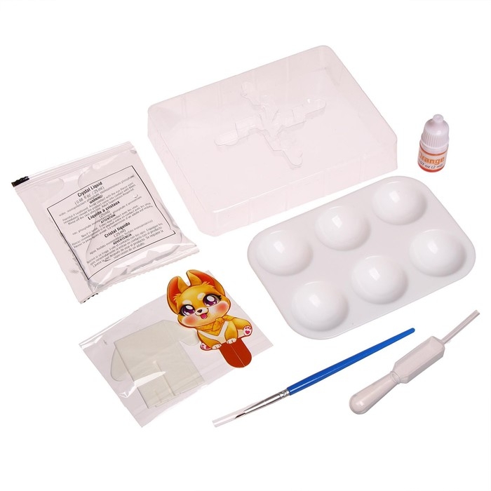 Набор для опытов &laquo;Выращивание удивительных кристаллов&raquo;, милые питомцы, в пакете