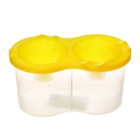 Набор стаканов непроливаек двойных 300 мл, 2 штуки, Calligrata, микс Набор стаканов непроливаек двойных 300 мл, 2 штуки, Calligrata, микс