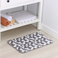 Коврик для ванной и туалета Доляна «Галька», 40×60 см, цвет серый Коврик для ванной и туалета Доляна «Галька», 40×60 см, цвет серый