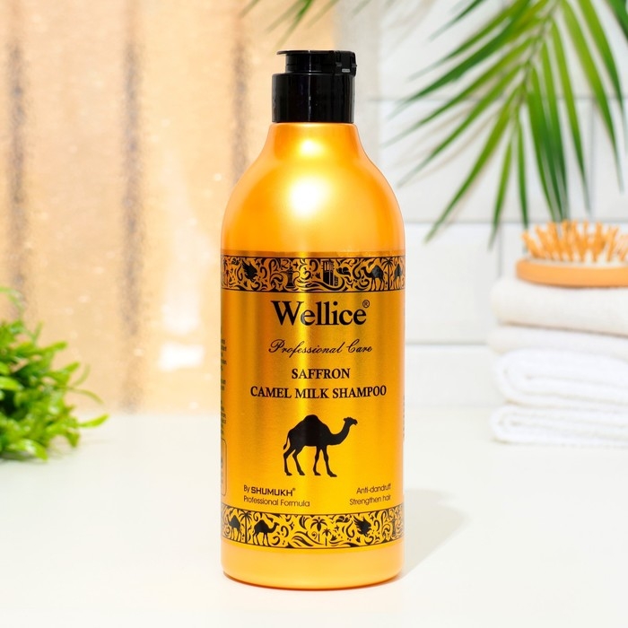 Профессиональный шампунь с молоком верблюда и шафраном, 520 мл Профессиональный шампунь с молоком верблюда и шафраном, 520 мл