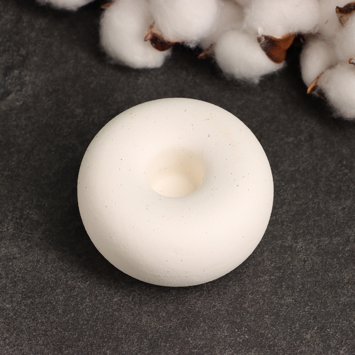 Подсвечник Подсвечник "Эдвард" белый песок, 4х7х7см