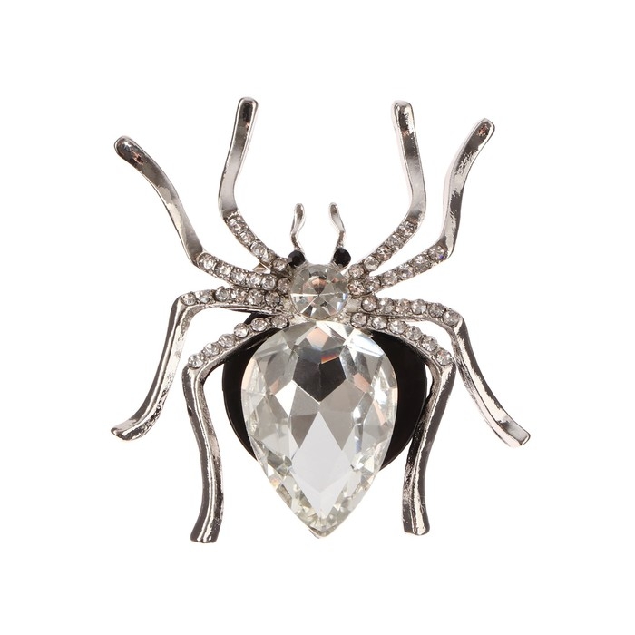 Украшение в дефлектор автомобиля, Паук, ароматизатор, 5.4&times;5.4 см, белый