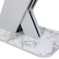 Стол кухонный раскладной Аврора, 1200(1600)х750х755, Сабия/Серый