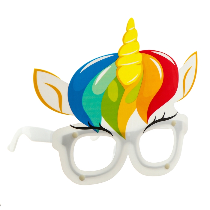 Карнавальная маска &laquo;Единорожек&raquo;, виды МИКС