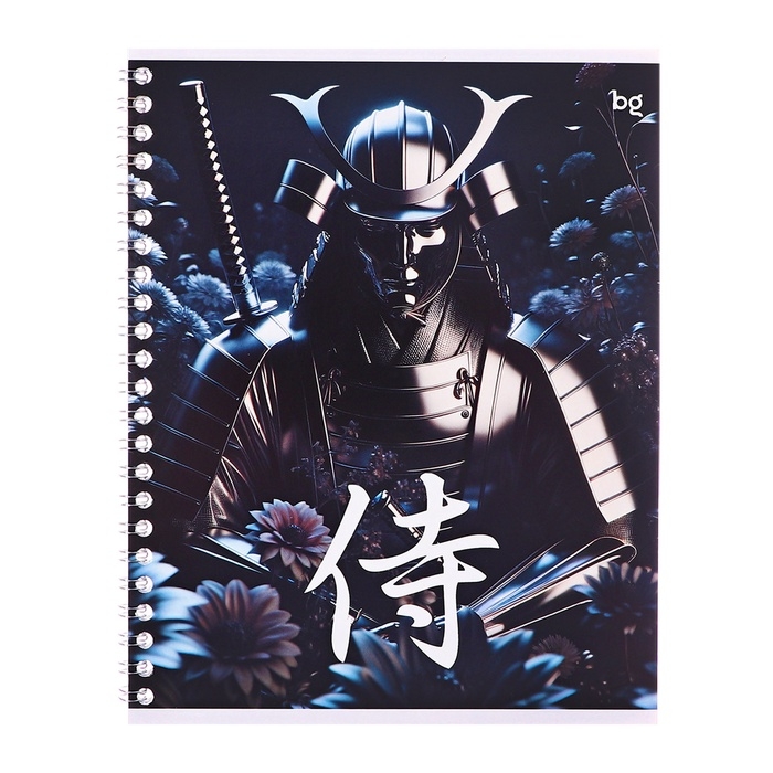 Тетрадь 48 листов в клетку, на гребне, Тетрадь 48 листов в клетку, на гребне, "Доспехи", обложка мелованный картон, МИКС