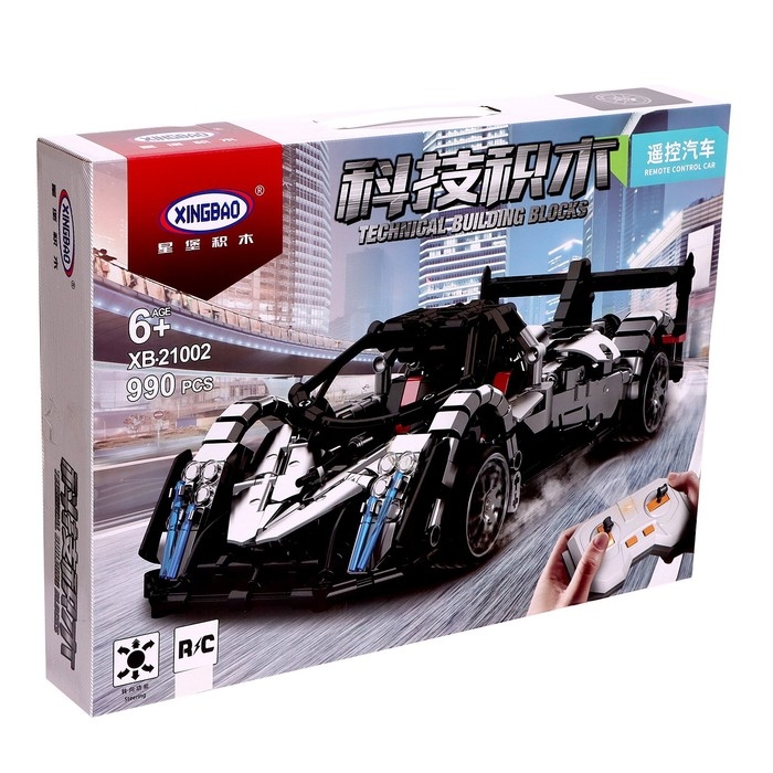 Конструктор радиоуправляемый &laquo;Спорткар&raquo;, 990 деталей