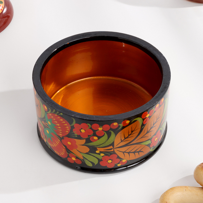 Коробка &laquo;Ягодка&raquo;, средняя,12&times;7 см, хохлома