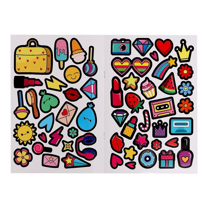 Альбом наклеек «Super куколки», 115 стикеров Альбом наклеек «Super куколки», 115 стикеров