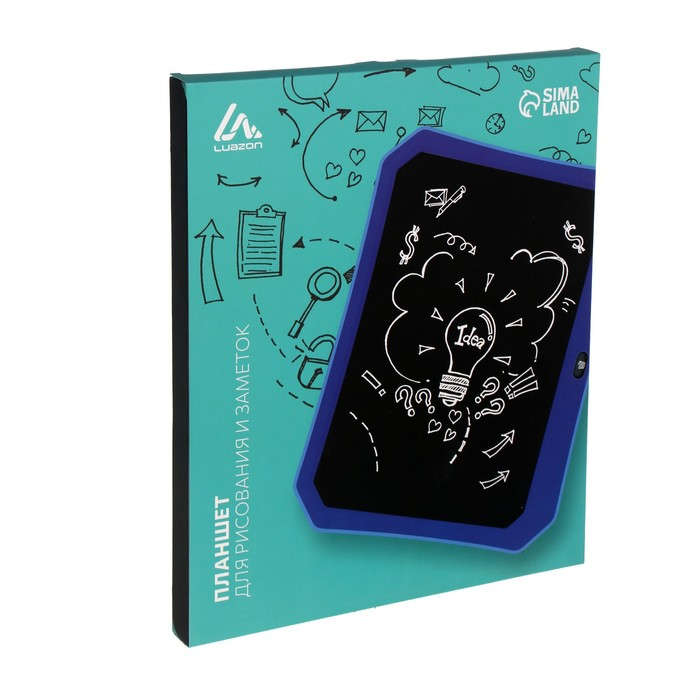 Планшет для рисования и заметок Luazon, 17", функция блокировки, синий