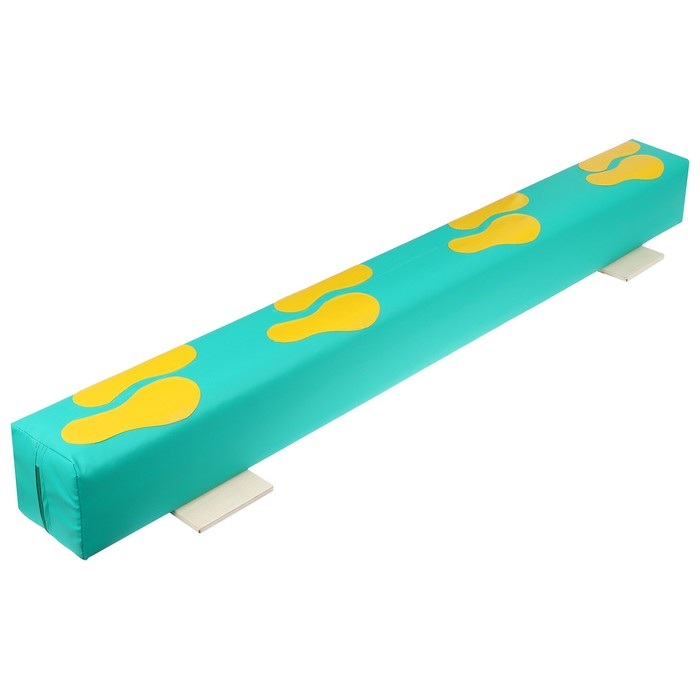 Бревно гимнастическое мягкое «Следы», 1,5 м, цвета МИКС Бревно гимнастическое мягкое «Следы», 1,5 м, цвета МИКС