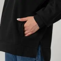 Худи оверсайз унисекс Tolla, черное, размер XL/2XL