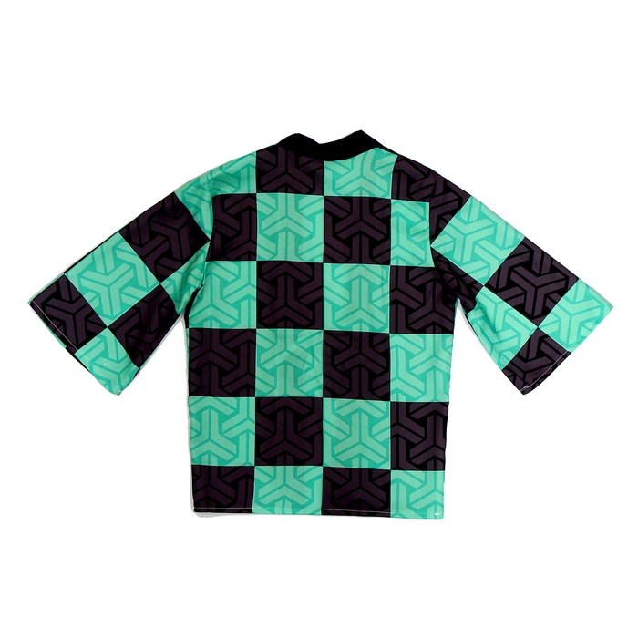 Карнавальное хаори &laquo;Демонический клинок&raquo;, рост 98-152 см, цвет зелёный