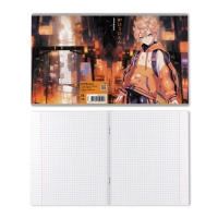 Тетрадь предметная ФИЗИКА, 48 листов в клетку, ErichKrause Manga, обложка мелованный картон, твин-лак, блок офсет 100% белизна, инфо-блок Тетрадь предметная ФИЗИКА, 48 листов в клетку, ErichKrause Manga, обложка мелованный картон, твин-лак, блок офсет 100% белизна, инфо-блок