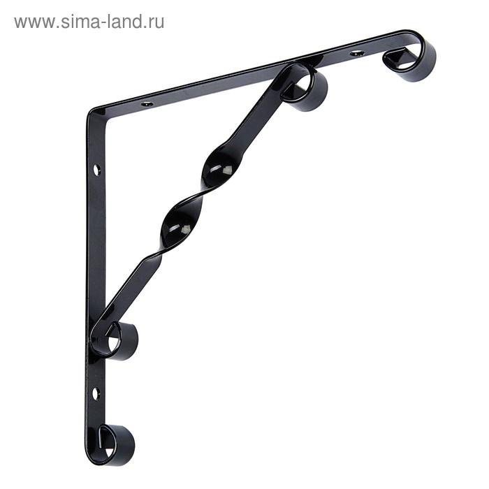 Кронштейн ТУНДРА, LIGHT, 200х200, металл, черный Кронштейн ТУНДРА, LIGHT, 200х200, металл, черный