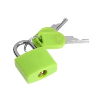 Замок навесной для чемодана, малый, зеленый Замок навесной для чемодана, малый, зеленый