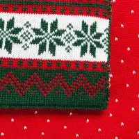 Шарф Happy View, красный с зеленым Шарф Happy View, красный с зеленым