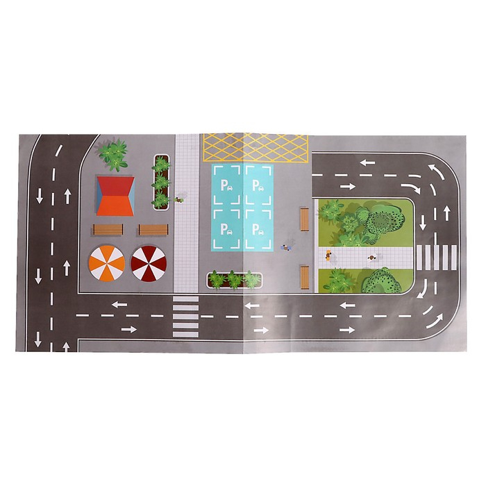 Парковка &laquo;Городская&raquo;, с лифтом, 3 уровня, 4 машинки, световые и звуковые эффекты