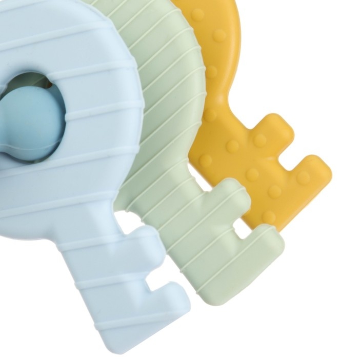 Прорезыватель силиконовый «Ключики», цвет синий, Mum&Baby Прорезыватель силиконовый «Ключики», цвет синий, Mum&Baby