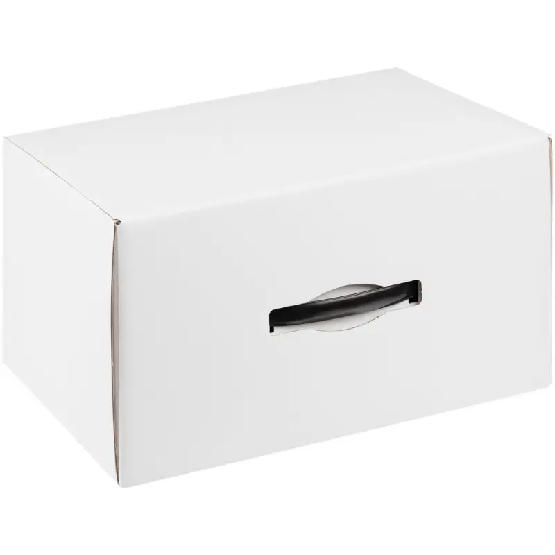 Коробка Matter High Light, белая с черной ручкой Коробка Matter High Light, белая с черной ручкой