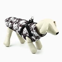 Одежда для собак. Куртка зимняя &laquo;Тёплая зима&raquo;, камуфляж, размер XL