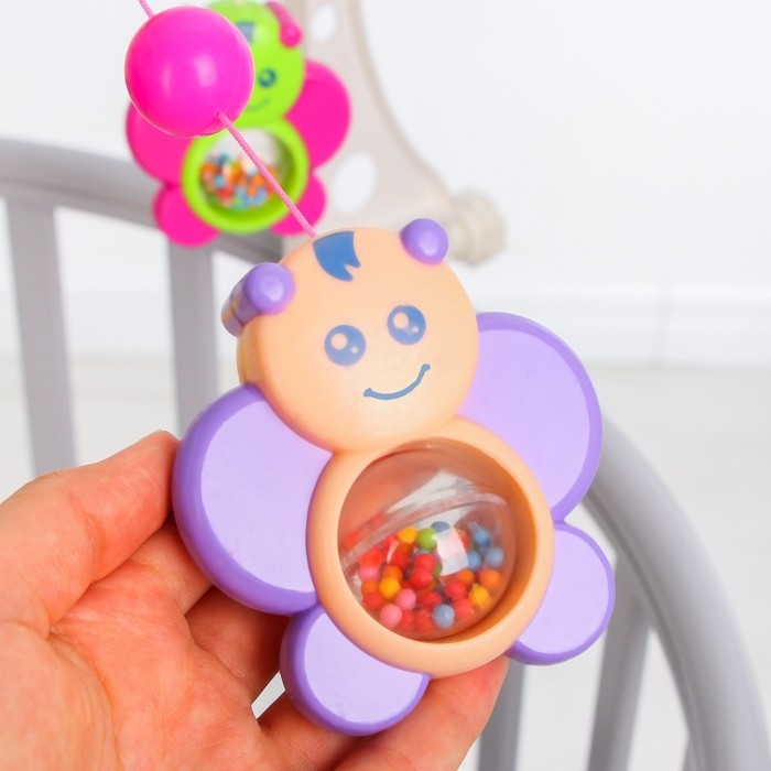 Мобиль музыкальный на кроватку &laquo;Милый малыш. Совы&raquo;, заводной, Крошка Я