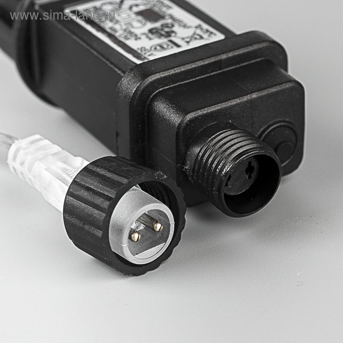 Неоновая фигура &laquo;Снежинка&raquo;, 37 см, 288 LED, 12 В, 8 режимов, свечение белое/тёплое белое