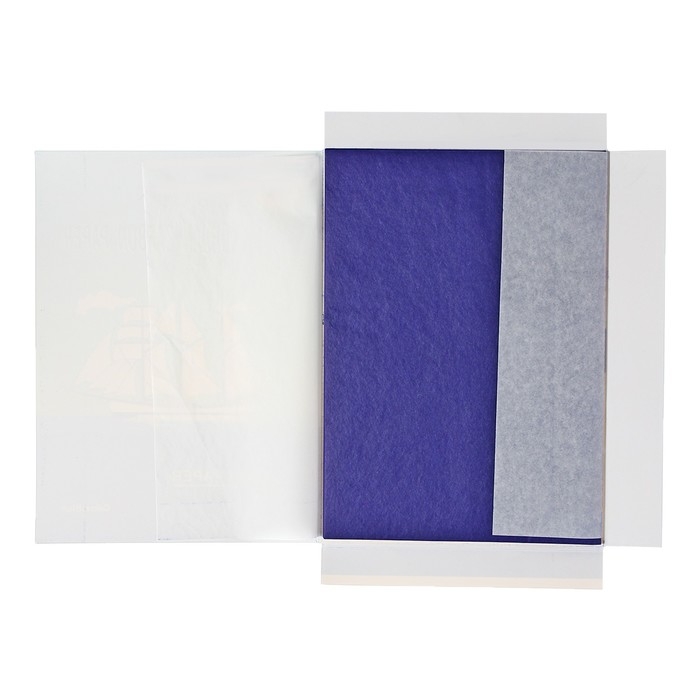 Бумага копировальная А4, 100 листов, синяя